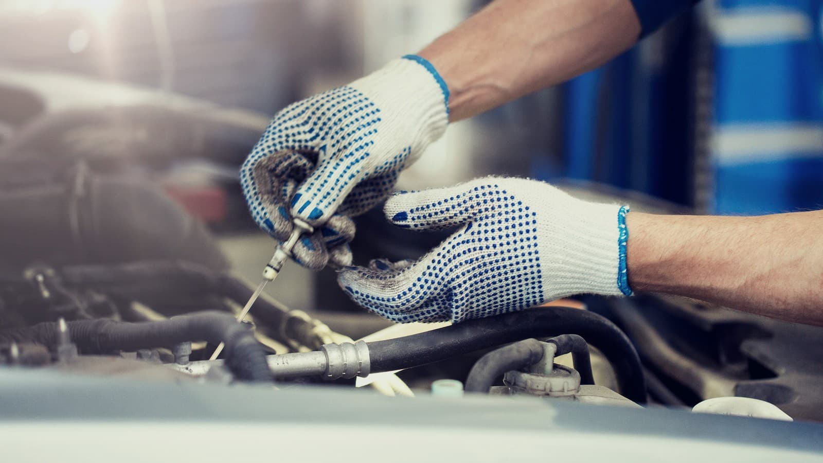 Industrial maintenance work on unsupported equipment